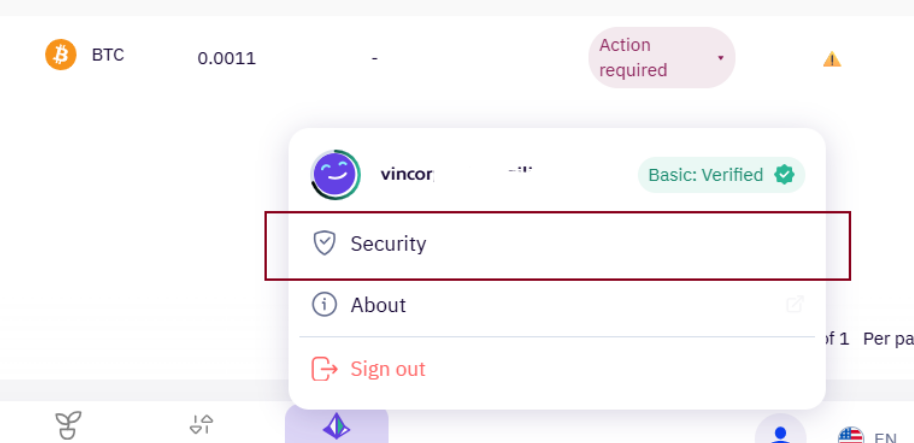 Security Settings